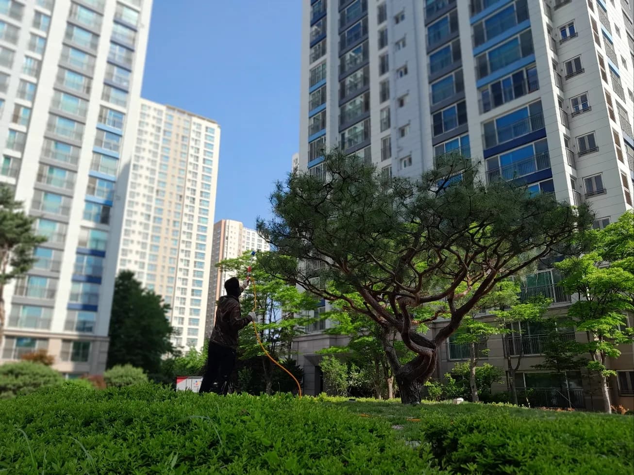 삼성조경 사업영역 - 조경식재 및 시설물 설치